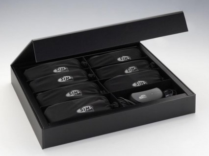 Sim 2 Kit Visus Top – 7 Óculos + Embalagem especial + Emissor 3D